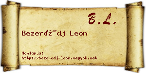 Bezerédj Leon névjegykártya